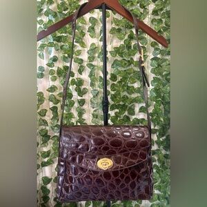 Gianfranco Ferré Shoulder Bag Handbag Leather Black